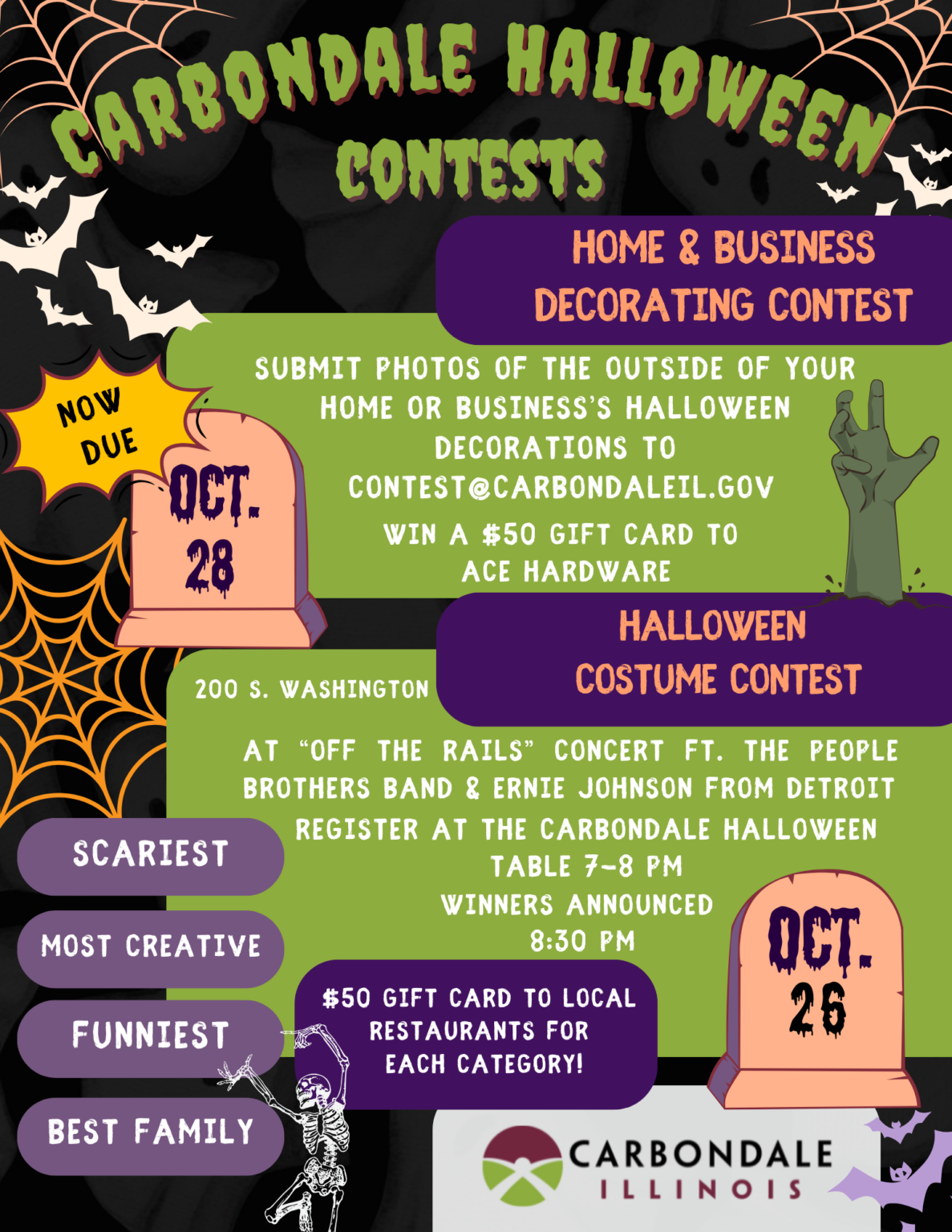 Carbondale Halloween Costume Contests WDBX